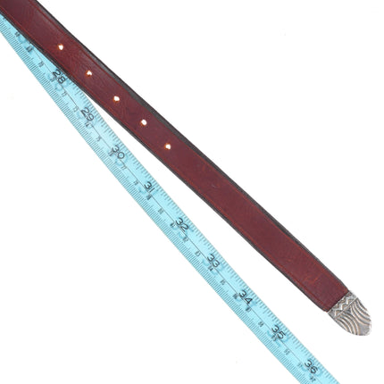 James Reid Santa Fe Southwestern Sterling silver belt buckle/tip