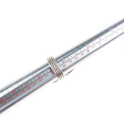 sz9 Orville Tsinnie Navajo Bisbee turquoise high grade sterling silver long ring