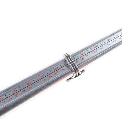 sz7 Vintage Navajo sterling silver ring twisted wire bezel nice turquoise