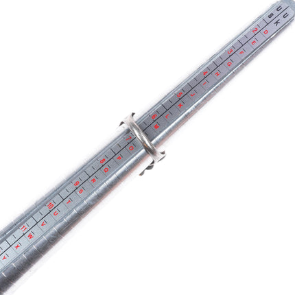 sz7 Gillerimo and Bernice Natachu Zuni vintage sterling silver knifewing ring