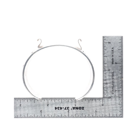 7" Benjamin Mansfield Hopi Overlay Kokopelli watch cuff bracelet sterling silver