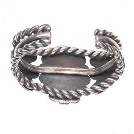 6.5" Howard Nelson Navajo sterling silver high grade turquoise cuff bracelet