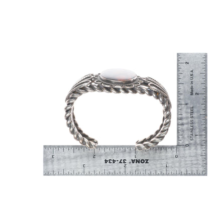 6.5" Howard Nelson Navajo sterling silver high grade turquoise cuff bracelet