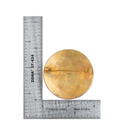 Frank Patania Sr Sierra Blanca Ski Club Ruidoso NM sterling gold filled pin