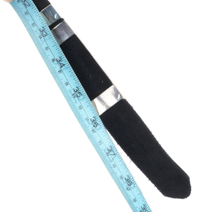 Leonard Nez Navajo sterling silver flash gordon-ish modernist concho belt