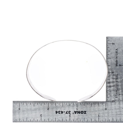 7.25" Antique Haida patriotic eagle/flag carved sterling silver cuff bracelet