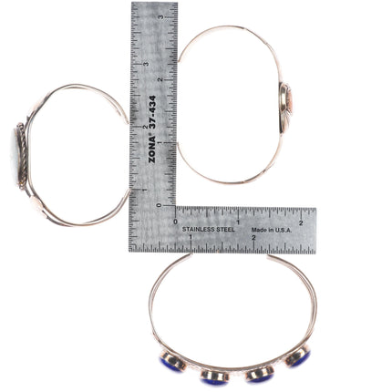 6"-6.75" Navajo/Zuni/southwestern sterling silver cuff bracelet lot