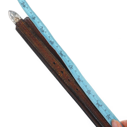 3/4" 10k gold/Sterling silver Sunset Trails vintage ranger belt buckle set