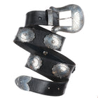 36.5 Sam Pablo Navajo sterling silver ranger/concho belt