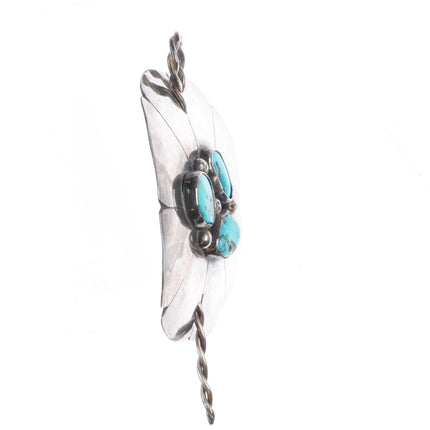 Vintage Navajo sterling silver/turquoise hair pin/piece