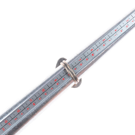 sz8 Vintage Zuni sterling silver carved turquoise butterfly ring