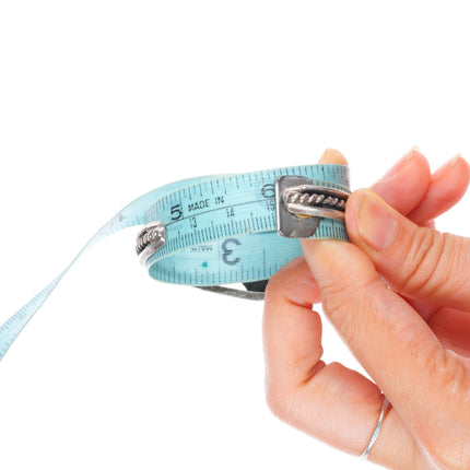 6" Vintage Navajo sterling silver turquoise cuff bracelet rope bezel