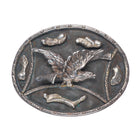 Big Vintage Navajo sterling silver 3-D eagle belt buckle