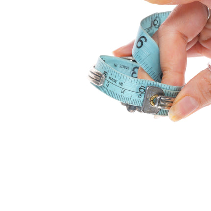 6" Vintage Navajo sterling silver Revival cuff bracelet with nice turquoise