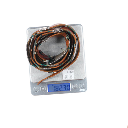 38" RJ Vintage Navajo nicely stamped sterling silver butterfly concho belt