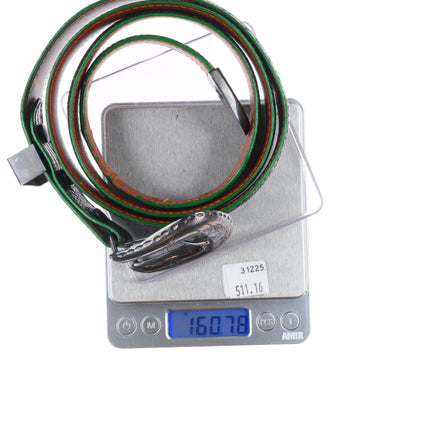 42" Vintage 1" sterling silver hand engraved ranger belt buckle set