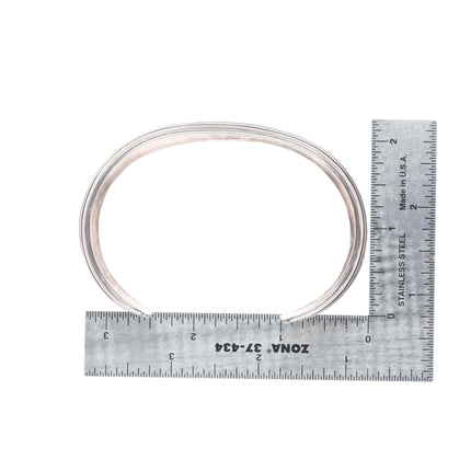 7.75" Vintage Navajo Tommy Singer large sterling silver cuff bracelet