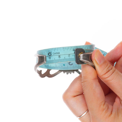 7" 40's-50's Vintage Navajo sandcast sterling silver cuff bracelet