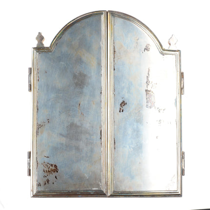 Vintage Valles Sterling silver Enamel folding Nativity Jesus & Mary scene