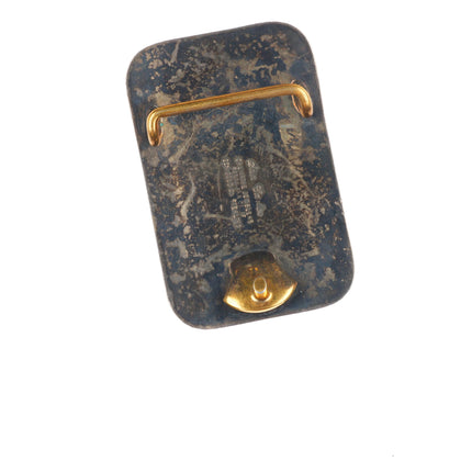 Vintage Crumrine sterling silver Masonic/Masons belt buckle