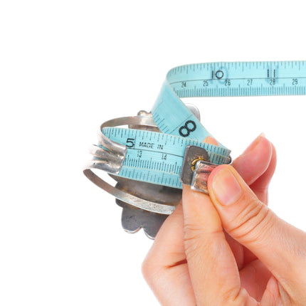 5.8" Vintage Navajo sterling silver cuff bracelet with nice Royston turquoise