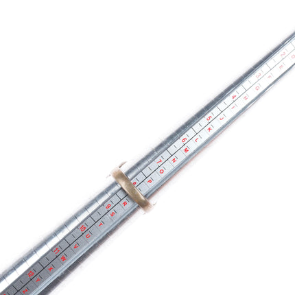 sz8 30's-40's Vintage Navajo sterling silver waterweb turquoise ring