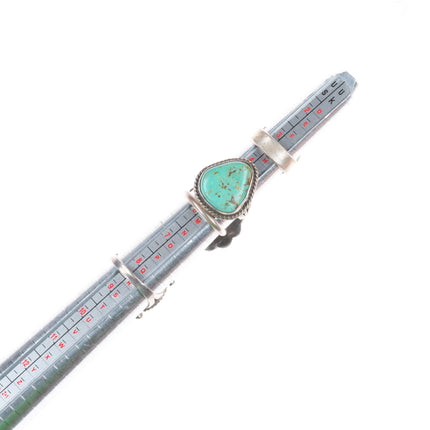 sz3-12 vintage Navajo/Zuni/southwestern style sterling silver turquoise ring lot