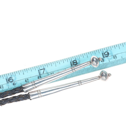 40's-50's Big Zuni thunderbird sterling silver, turquoise, coral bolo tie