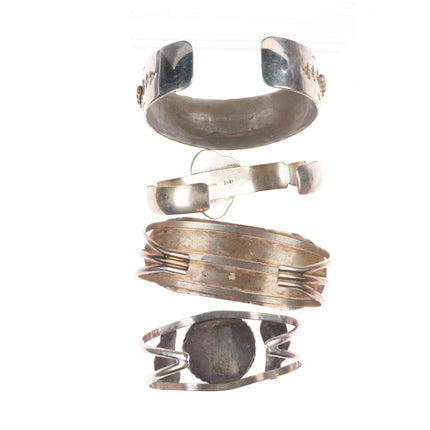 6"-6.75" Navajo/Zuni/southwestern sterling silver cuff bracelet lot