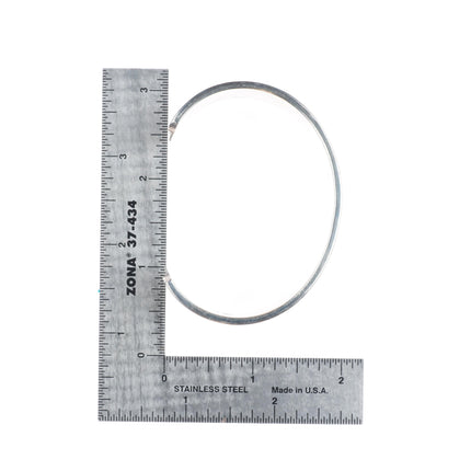 6.75" J Williams Native American sterling silver copper bears cuff bracelet