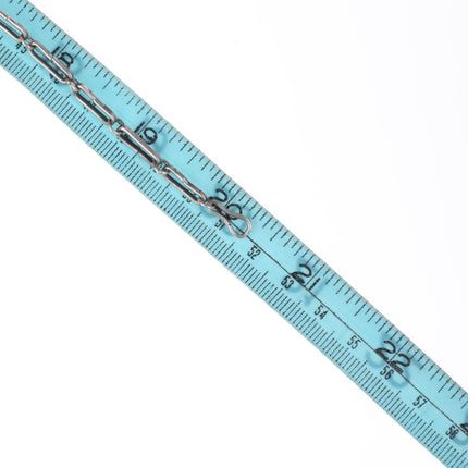 Vintage Native American sterling silver chalcedony Naja necklace