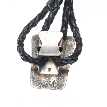 Vintage Mike Simplicio Zuni sterling silver turquoise horse inlay cuff bracelet