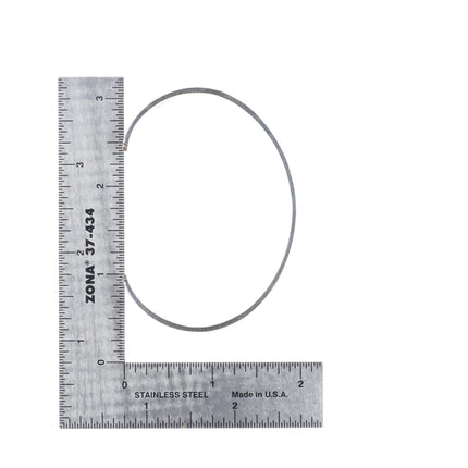 7.2" KL Hopi Overlay slim stacker cuff bracelet sterling silver