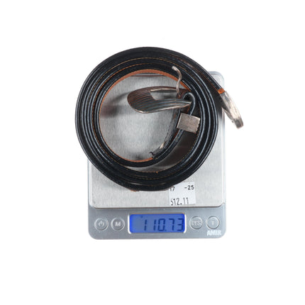 Pat Areias southwestern sterling silver ranger belt buckle set ribbed design