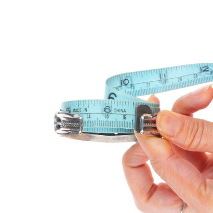 6.5" Harrison Jim Navajo sterling silver Kingman turquoise row cuff bracelet