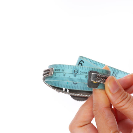 c1930's Navajo sterling silver twisted ingot silver cuff bracelet nice turquoise