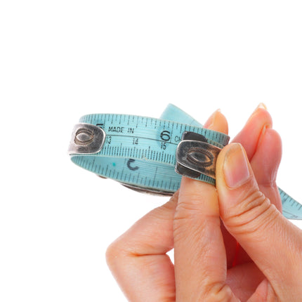 6.1" 30's-40's Navajo Gem Silica sterling silver stamped cuff bracelet