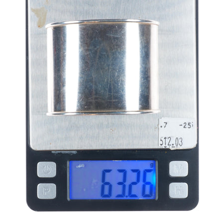 6.75" Vintage Joe Paul Navajo sterling silver wide band plain cuff bracelet