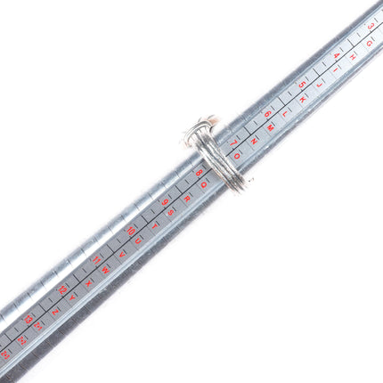 sz7.5 Lagos Caviar 18k gold/Sterling silver black onyx retro ring