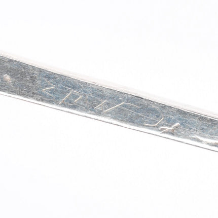 30's-40's Vintage Navajo sterling silver Salad spoon and fork serving set