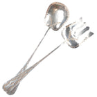 30's-40's Vintage Navajo sterling silver Salad spoon and fork serving set