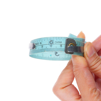 6.5" c1940's Zuni sterling silver Natural green/blue turquoise row cuff bracelet