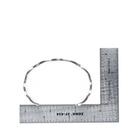 6.5" Marc Antia Apache 14k gold/sterling silver cuff bracelet/pendant