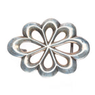 c1950 Vintage Navajo Cast sterling silver belt buckle