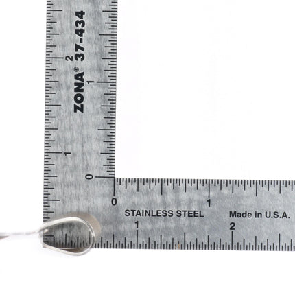 Big Derrick Gordon Navajo sterling silver Royston turquoise cross pendant