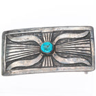 40's-50's Vintage Ketoh design Navajo sterling silver slim belt buckle