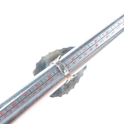 sz9 Huge Lorenzo James Navajo sterling silver lapis lazuli cluster ring