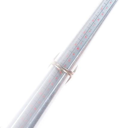 sz8 DR Navajo sterling silver vintage mother of pearl cluster ring