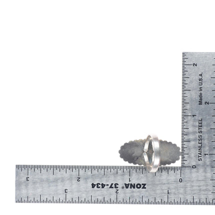 sz5.5 Long vintage Bell Trading Post sterling silver turquoise ring