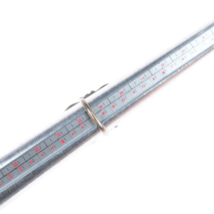 sz9.5 Vintage Les Baker shop southwestern/Navajo sterling silver malachite ring